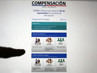 Casi 11 millones de personas han recibido compensación del papel higiénico