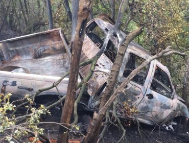 Olmué: Una persona muere calcinada traer caer a barranco en cuesta La Dormida