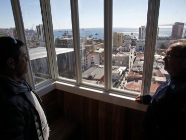 Este sábado comenzó marcha blanca de ascensor Espíritu Santo en Valparaíso