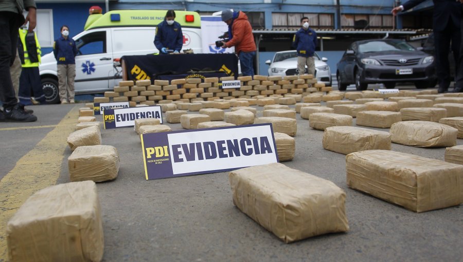 La Serena: Descubren cargamento de 100 kilos de cocaína y pasta base por $1.600 millones