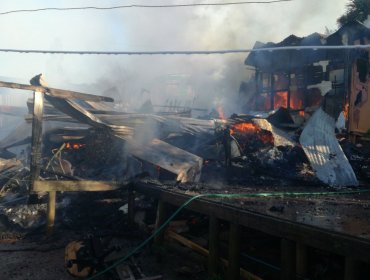 Incendio en vivienda de Viña del Mar dejó 6 damnificados