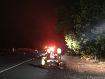 Bus de Joe Vasconcellos y su banda cae a un río en plena Ruta 5 Sur de madrugada