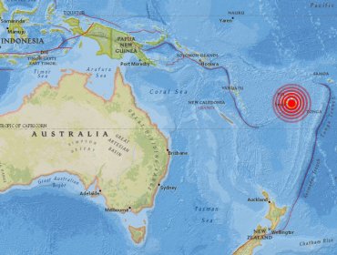Terremoto de magnitud 8,1 sacude Fiyi: Epicentro en océano pacifico