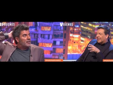 Tenso momento vivieron 'Pollo' Valdivia y Julio César Rodríguez tras discusión en "Síganme los Buenos"