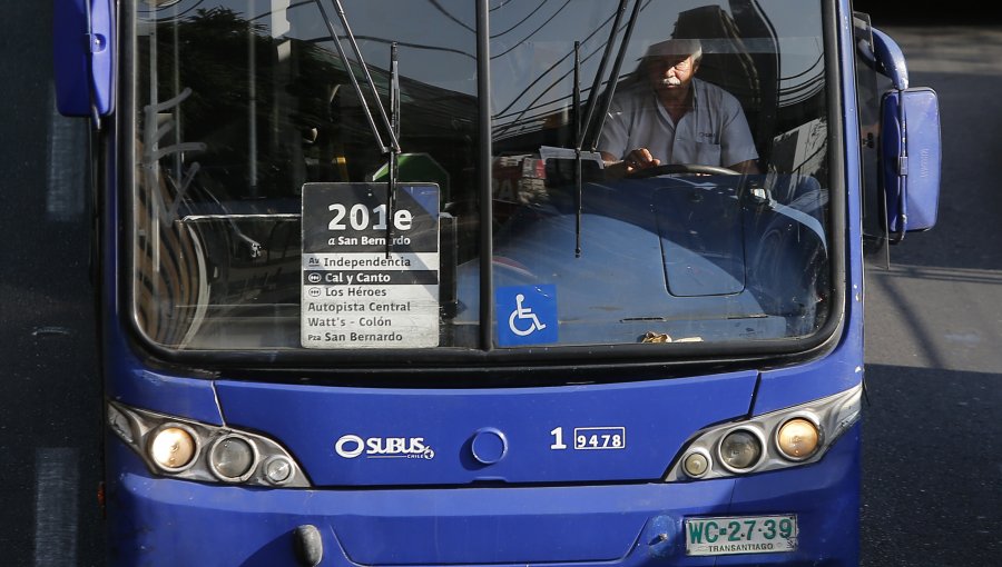 Transantiago: Activan plan de contingencia por huelga legal de choferes de Subus