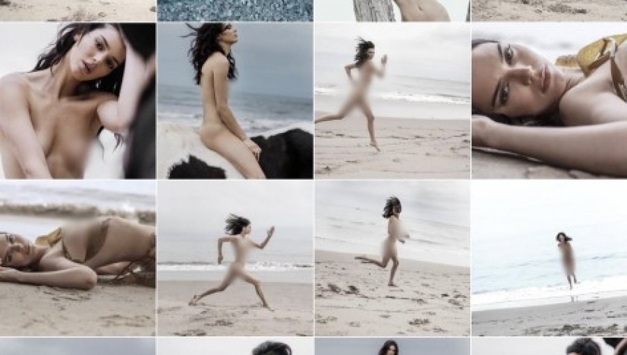 Filtran fotos completamente desnuda de Kendall Jenner