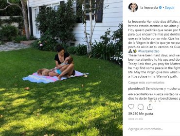 La desgarradora petición de Leonor Varela por estado de salud de su pequeño Matteo