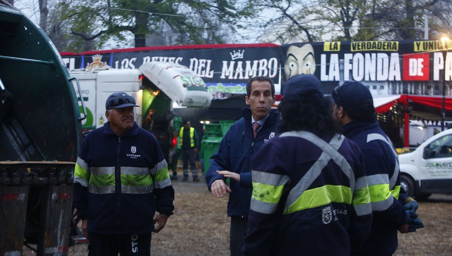 Balance positivo de fondas del Parque O’Higgins:Reciclaron 5 toneladas de basura