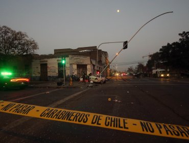 Violento accidente de tránsito dejo un muerto en Maipú