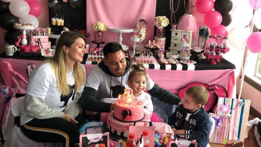 Las tiernas postales de Faloon Larraguibel en cumpleaños de su pequeña hija