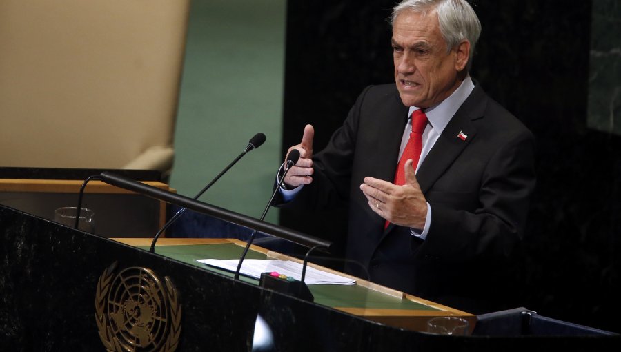 Presidente Piñera criticó a Maduro ante la ONU por crisis en Venezuela