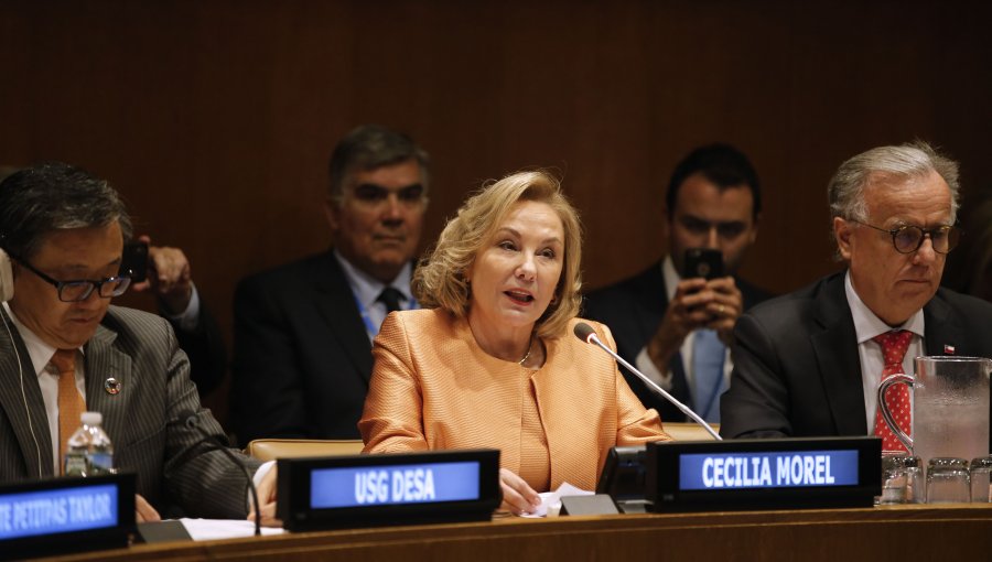 Primera dama expuso sobre adultos mayores en cumbre de la ONU