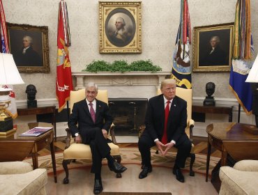 Una hora y 15 minutos duró reunión entre Presidente Piñera y Donald Trump