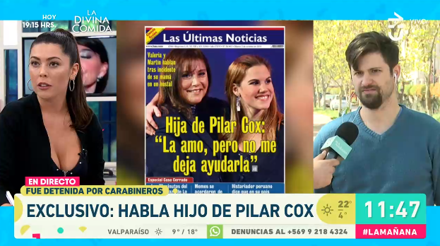 Hijo de Pilar Cox ataca con todo contra Daniela Aránguiz: "No estoy pidiendo tu empatía"