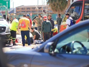 Falleció peatón que fue atropellado por un auto y una micro en Valparaíso