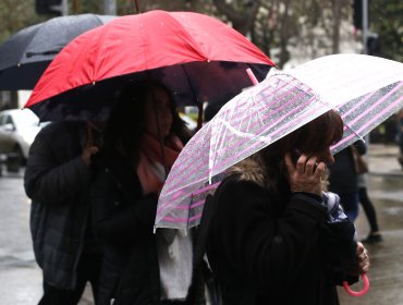 Onemi declara Alerta Temprana ante inminentes lluvias en la Región Metropolitana