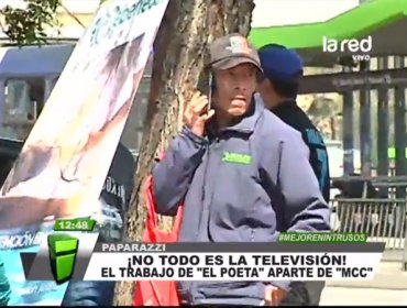 El "Poeta" de MCC explica complicada situación que hoy en día lo tiene trabajando como repartidor de volantes