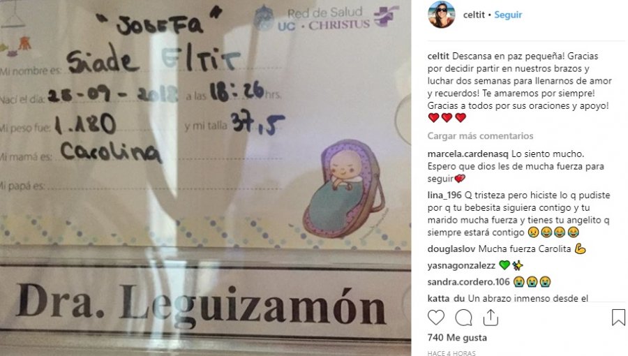 Muere hija recién nacida de periodista Carolina Eltit