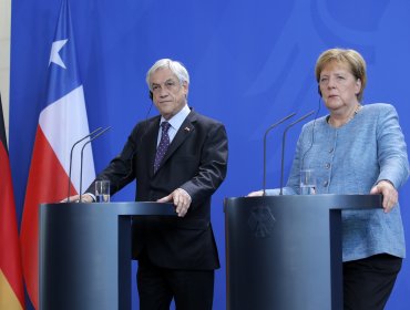 Piñera y Merkel acordaron profundizar lazos comerciales entre Chile y Alemania