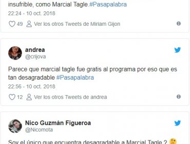 Hiperventilado comportamiento de Marcial Tagle en "Pasapalabra" divide a sus seguidores en Twitter