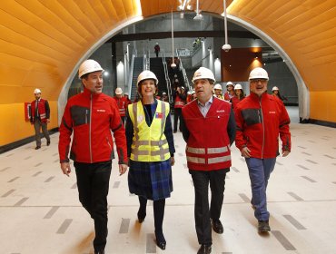 Línea 3 del Metro entre La Reina y Quilicura ya tiene 96% de avance