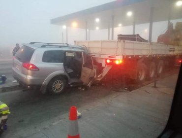 Un muerto deja accidente en peaje de ruta Iquique a Pozo Almonte