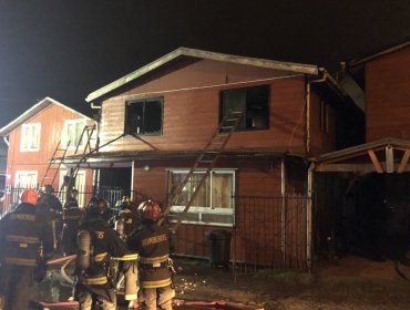 Fatal Incendio en Valdivia: Tres hermanos de 2, 4 y 7 años mueren atrapados entre las llamas