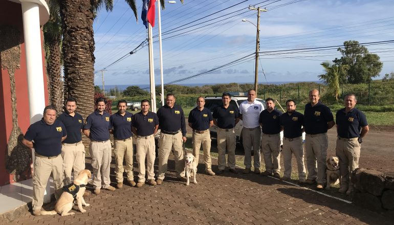 PDI de Valparaíso ofreció emotiva ceremonia de jubilación a ejemplar canino