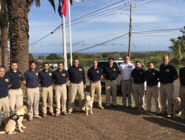 PDI de Valparaíso ofreció emotiva ceremonia de jubilación a ejemplar canino