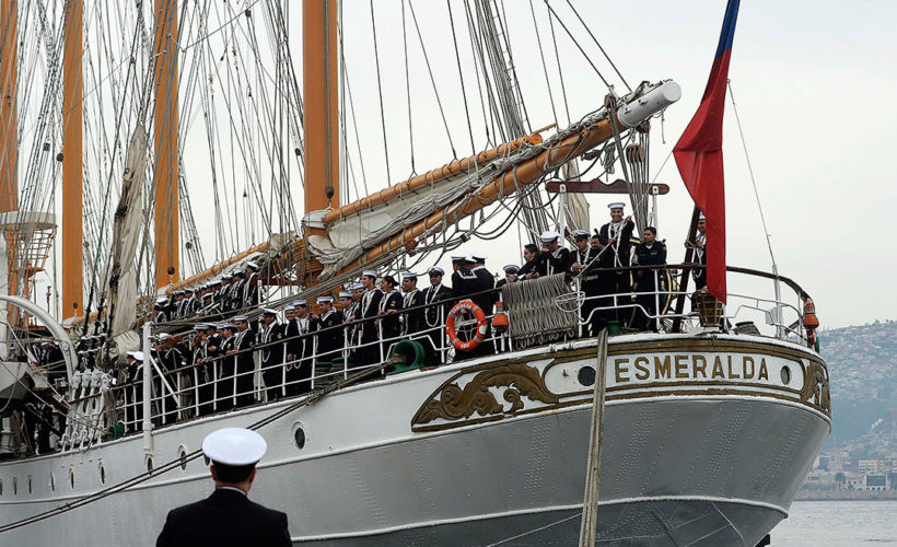 Histórica diligencia a bordo del Buque Escuela Esmeralda por causas de Derechos Humanos