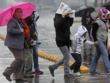 Pronostican precipitaciones desde la Región de Valparaíso hasta el Biobío