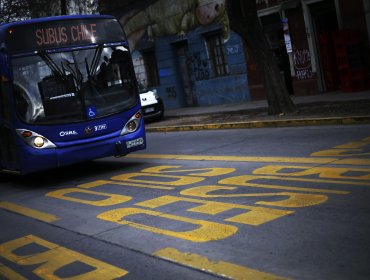 Hombre es detenido luego de robarse un bus del Transantiago en Cerro Navia