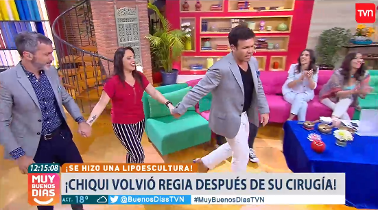 Chiqui Aguayo volvió a las pantallas de "Muy Buenos Días" luego de pasar por el quirófano