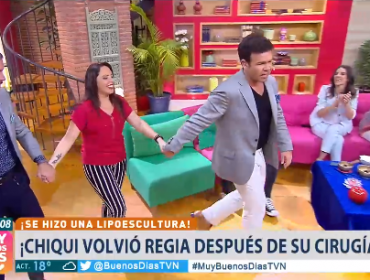 Chiqui Aguayo volvió a las pantallas de "Muy Buenos Días" luego de pasar por el quirófano