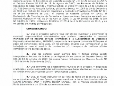 Inminente nominación de "hombre clave de Reginato" en Serviu de Valparaíso genera ruido en Chile Vamos