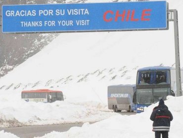 Paso Fronterizo Libertadores: Cerrado por acumulación de hielo y nieve hasta nuevo aviso