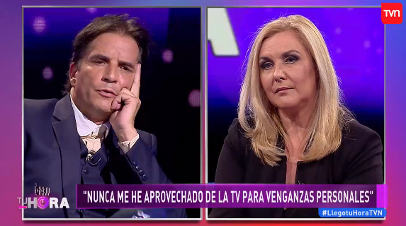Pablo Mackenna se enfrenta en vivo a Pamela Jiles por acusaciones emitidas sobre episodio vivido en el casino de Viña del Mar