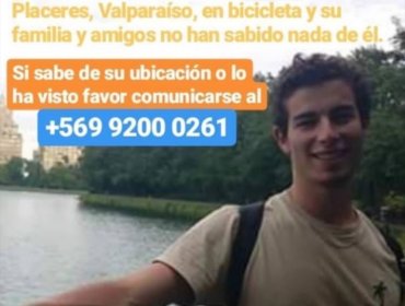 Otro desaparecido en Valparaíso: A Joven estudiante de informática se le perdió el rastro en el Cerro Los Placeres