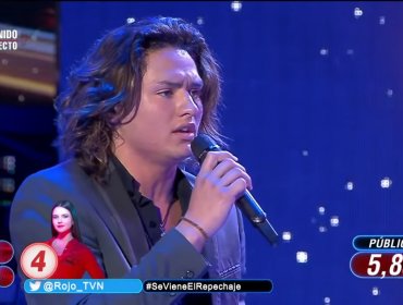 Toarii Valantin cantó junto a Emilia Dides en "Rojo" y desató una ola de críticas en redes sociales