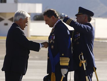 Presidente Piñera encabezó cambio de mando en la Fuerza Aérea