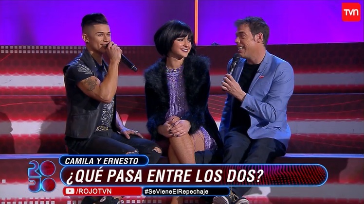 Ernesto Bravo tuvo valiente gesto y le pidió pololeo en vivo a Camila Vásquez