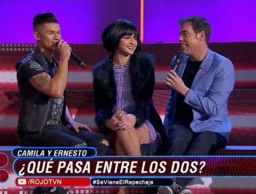 Ernesto Bravo tuvo valiente gesto y le pidió pololeo en vivo a Camila Vásquez