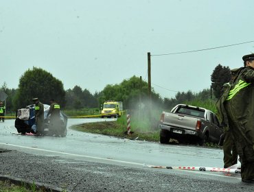 Dos personas mueren en accidente en ruta que une a Villarrica con Freire