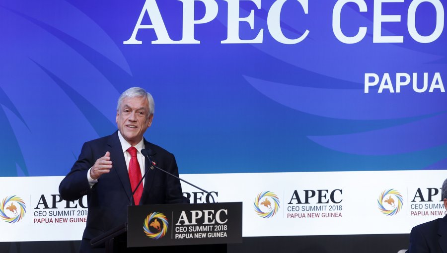 Presidente Piñera pide a EEUU y China terminar con su guerra comercial