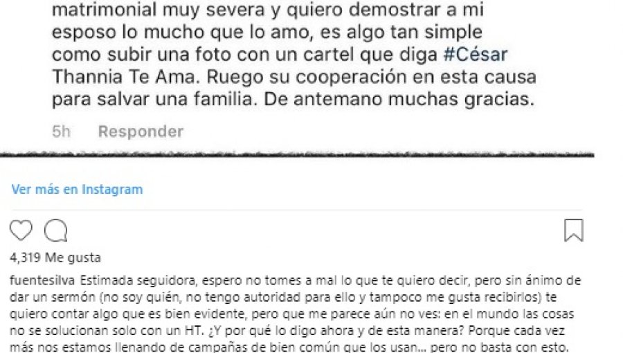 Eduardo Fuentes le responde a seguidora que le realizó inusual petición para lograr salvar su matrimonio