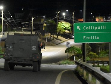 Cortan camino en Ruta 5 Sur en Ercilla y queman cabañas en Tirúa en Arauco