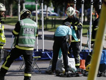 Emergencia química en Ñuñoa: Hombre ingirió "cianuro" en plena calle y falleció en el lugar