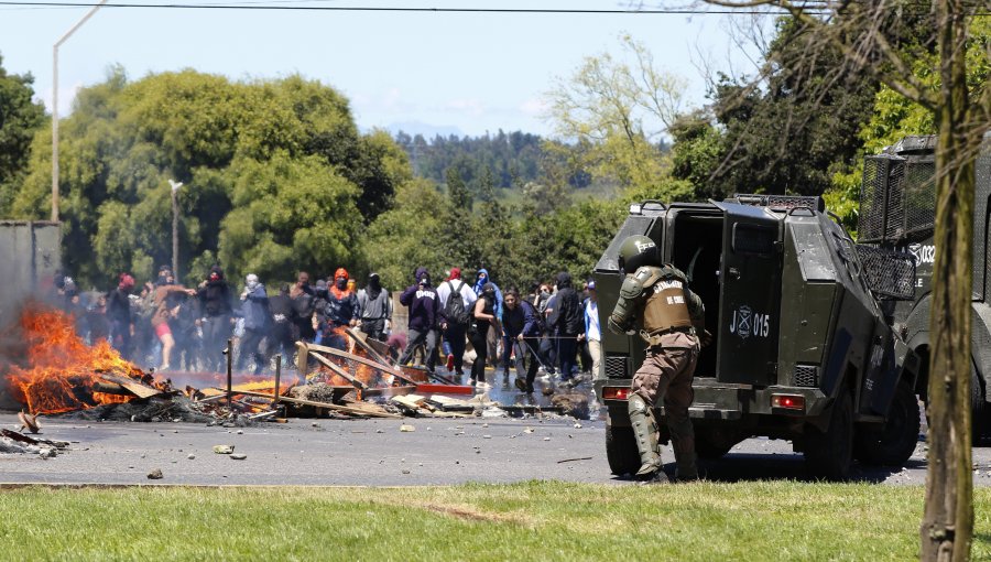 Siguen las manifestaciones en La Araucanía: Bloquean el acceso norte de Temuco