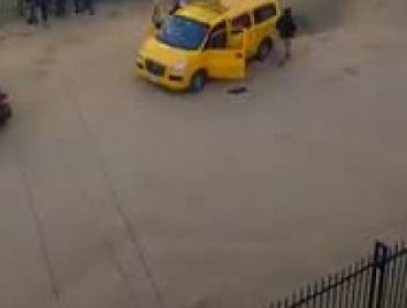Operativo policial en Viña del Mar: Hombre intenta robar furgón escolar con niños en su interior