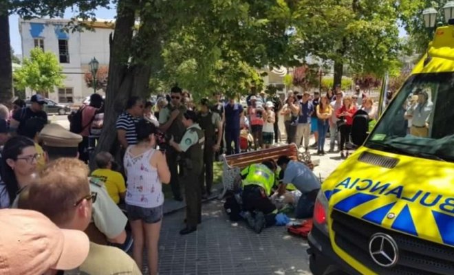 Muere hombre baleado en Plaza de Armas de Quillota: Aún no hay detenidos por este "ajuste de cuentas"